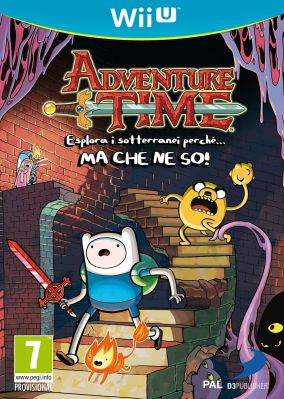 Immagine della copertina del gioco Adventure Time: Esplora i sotterranei perche'... MA CHE NE SO per Nintendo Wii U